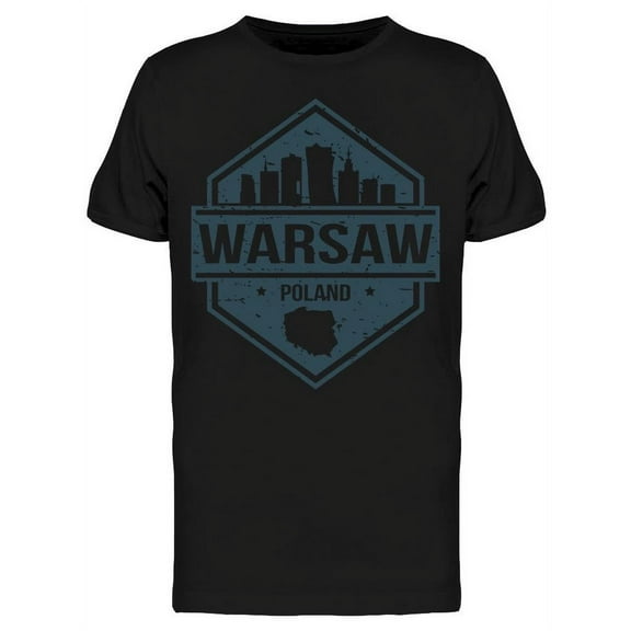 Warsaw Poland T-Shirt Men -Image by Shutterstock, Male Small