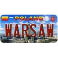 thumbnail image 1 of Warsaw TAG01 Poland Novelty Car Auto License Plate, 1 of 3