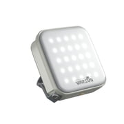 Warsun 2-in-1 Solar Camping Light with Power Bank, Rechargeable SMD LED Portable Hanging Outdoor Light for Work & Fill Lighting