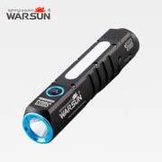 Warsun Rechargeable LED Flashlight, Magnetic Portable Torch Light with 8 Lighting Modes for Camping Hiking Emergency Outdoor Use