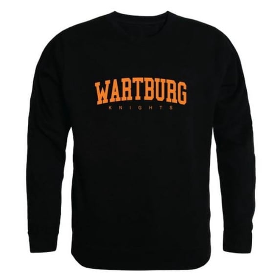 Wartburg College Knights Arch Crewneck Sweatshirt, Black - 2XL