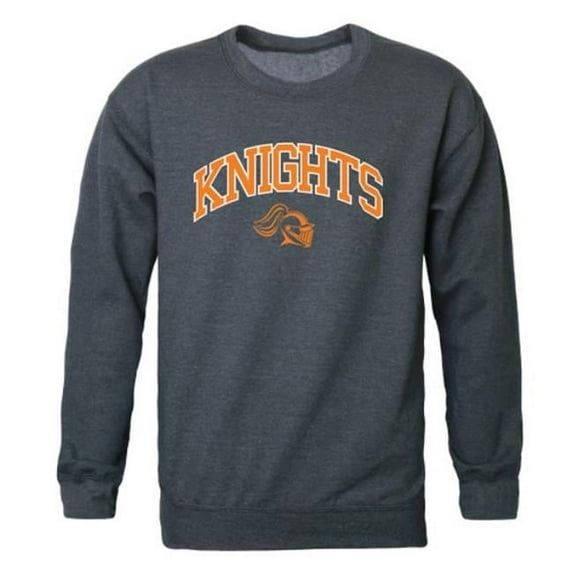 Wartburg College Knights Campus Crewneck Sweatshirt, Heather Charcoal - 2XL