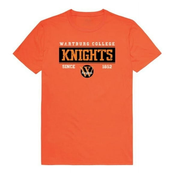 Wartburg College Knights Established T-Shirt, Orange - Large