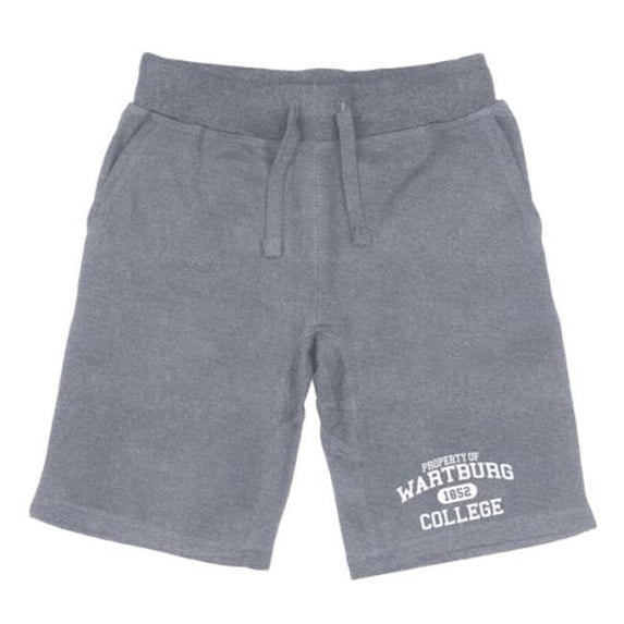 Wartburg College Knights Property Shorts, Heather Grey - 2XL