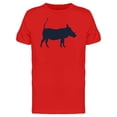 thumbnail image 1 of Warthog Silhouette On Grunge Tee Men's -Image by Shutterstock, 1 of 2