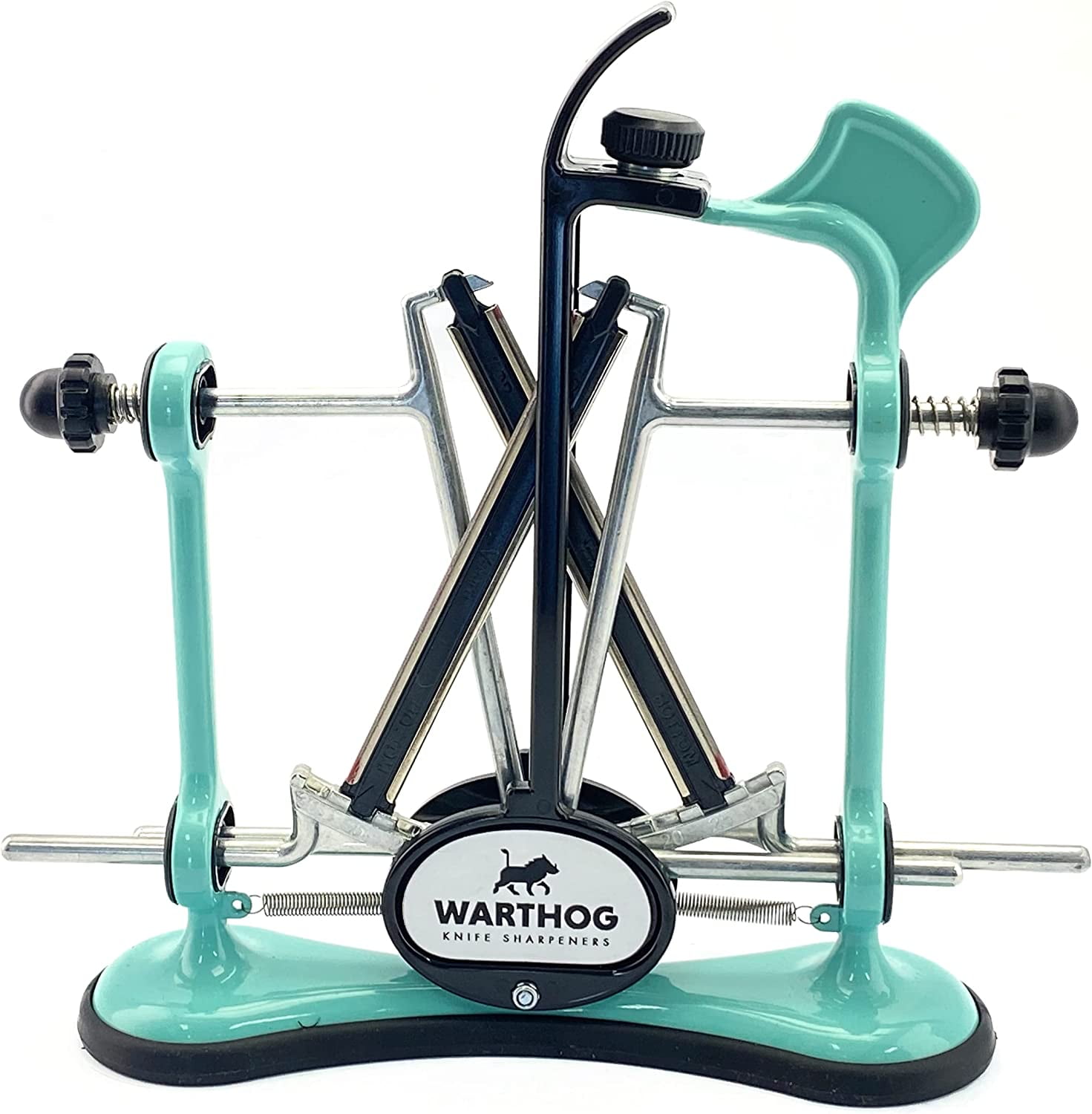 Warthog VSharp A4 Knife Sharpeners, 325 Grit Rods With Adjustable Angles, Professional Knife