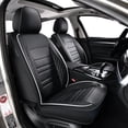 thumbnail image 1 of Wartlyen 2013 for Toyota Camry Seat Covers Leather Seat Covers Waterproof OEM Inspired Fit Soft Feel Seat Belt Compatible, 1 of 9