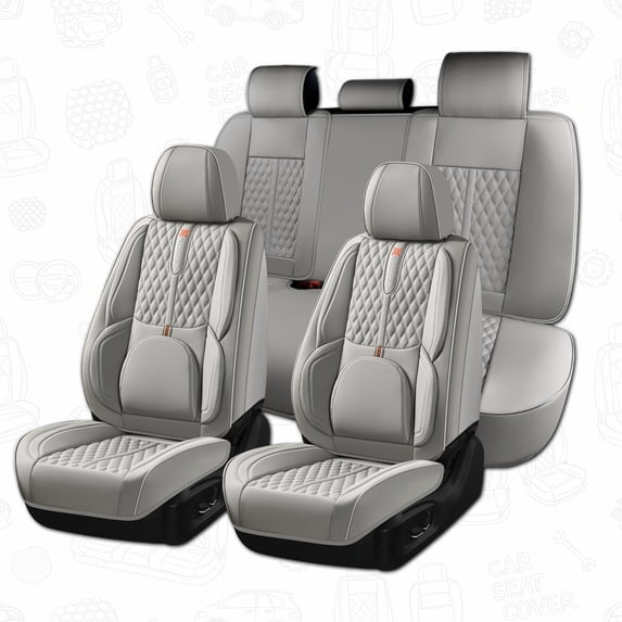 Wartlyen Car Seat Protectors 2010 for Lexus LS460 Waterproof Leather ...