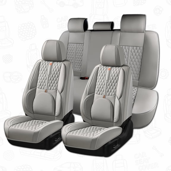 Wartlyen for Acura Integra 2026 Seat Protectors Faux Leather Waterproof Factory Style Fit Ergonomic Design Armrest Compatible