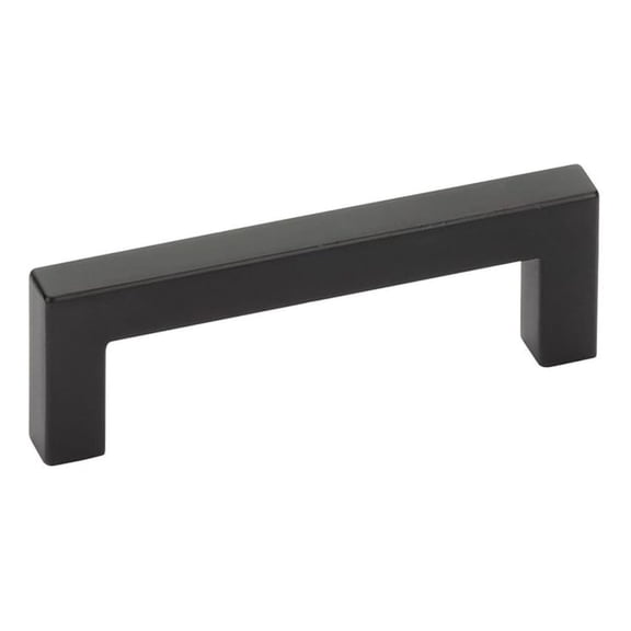 Warwick Cabinet Pulls 4 Inch Center to Center - Modern Rectangular Handles for Kitchen Cabinets & Drawers - Brushed Nickel Hardware - Pack of 10