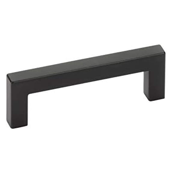 Warwick Cabinet Pulls 8 Inch Flat Black - Kitchen Drawer Pulls 8" Center to Center - Modern Cabinet Hardware - Bedroom Furniture Pulls - Pack of 10