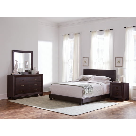 Warwick Dark Cocoa 4-piece Queen Bedroom Set