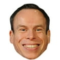 thumbnail image 1 of Warwick Davis Celebrity Mask, Flat Card Face, Fancy Dress Mask, 1 of 5