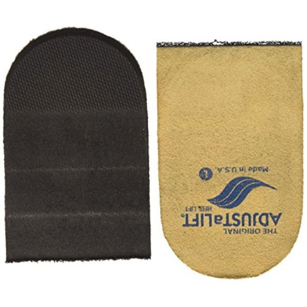 Adjustable Large Black and Beige Foam Heel Lift Pack