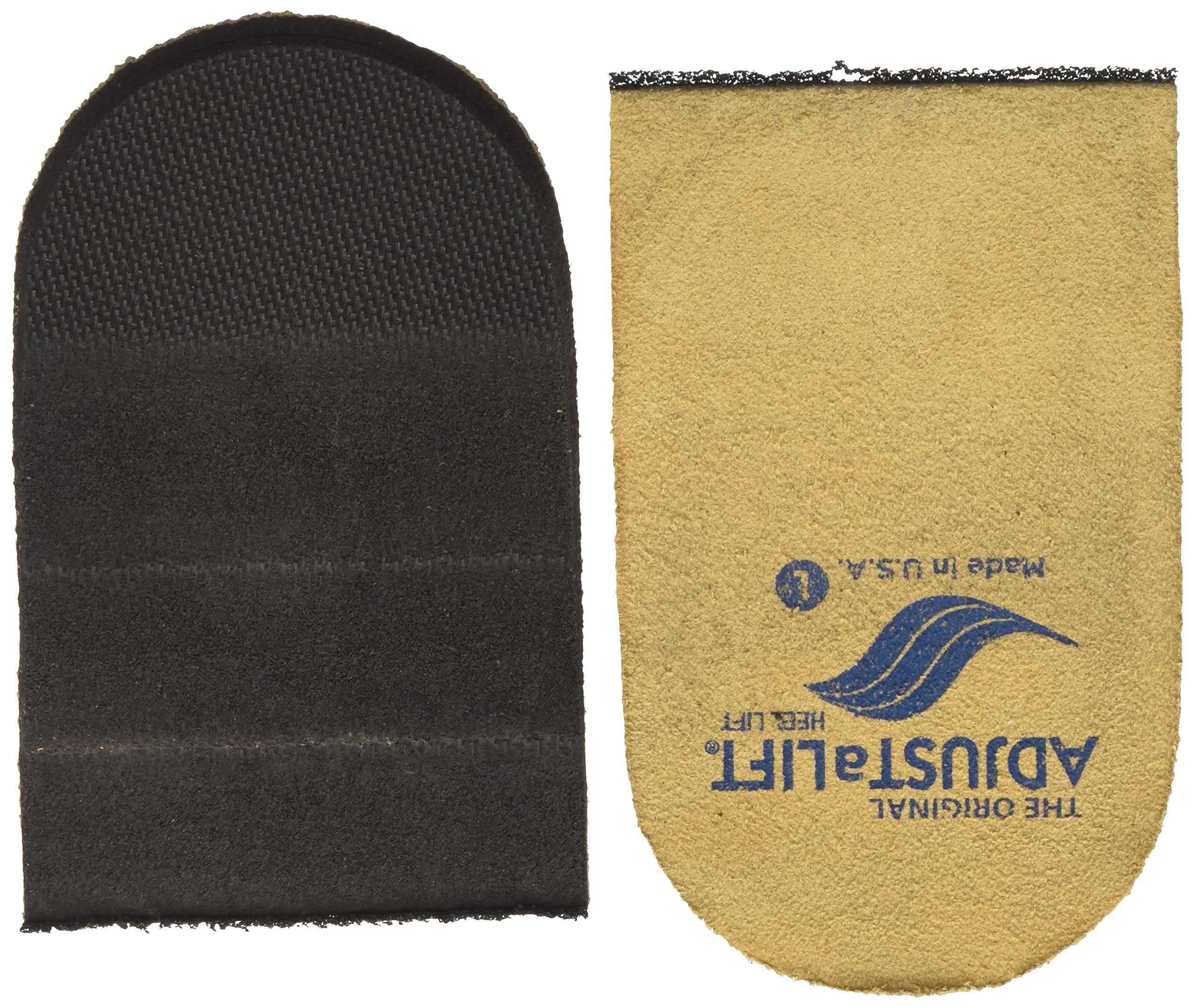 Adjustable Large Black and Beige Foam Heel Lift Pack