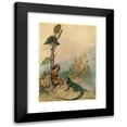 thumbnail image 1 of Warwick Goble 11x14 Black Modern Framed Museum Art Print Titled - The Lizard Showing Goat-Face the Palace (1911), 1 of 5