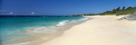 Warwick Long Bay Beach Bermuda Canvas Art - Panoramic Images (36 x 12)