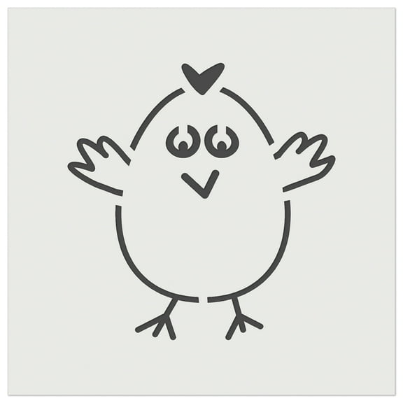 Wary Chicken DIY Cookie Wall Craft Stencil - 3.5 Inch
