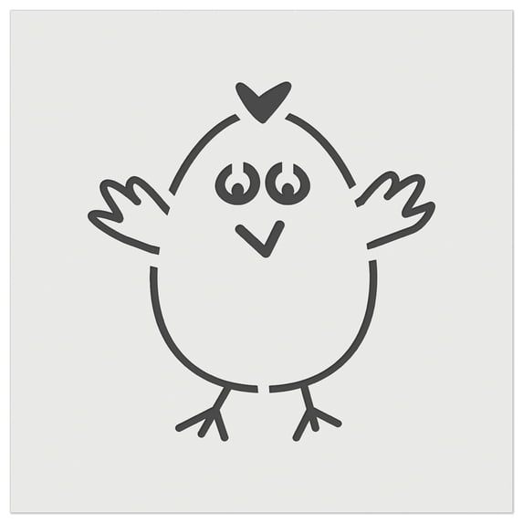 Wary Chicken DIY Cookie Wall Craft Stencil - 9.0 Inch