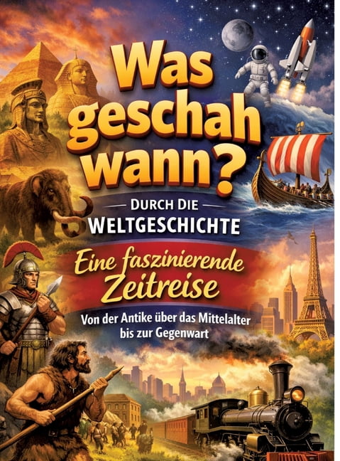 Was geschah wann?: Durch die Weltgeschichte: Eine faszinierende Zeitreise von der Antike Ã¼ber das Mittelalter bis zur Ge, (Hardcover)