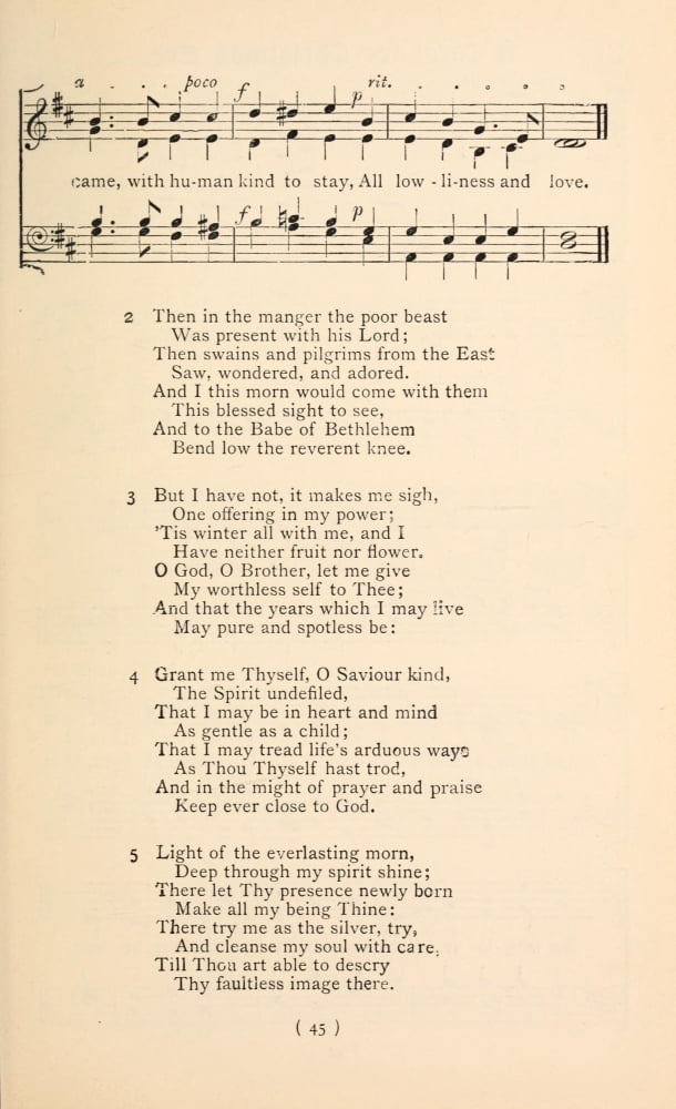 Was in the Winter Cold 2 Christmas Carols New & Old 1850 Canvas Art - (24 x 36)