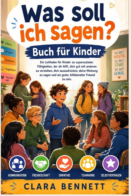 Was soll ich sagen? Buch fur kinder: Ein Leitfaden fÃ¼r Kinder zu sozialen Kompetenzen, der dir hilft, dich gut zu verste, (Paperback)
