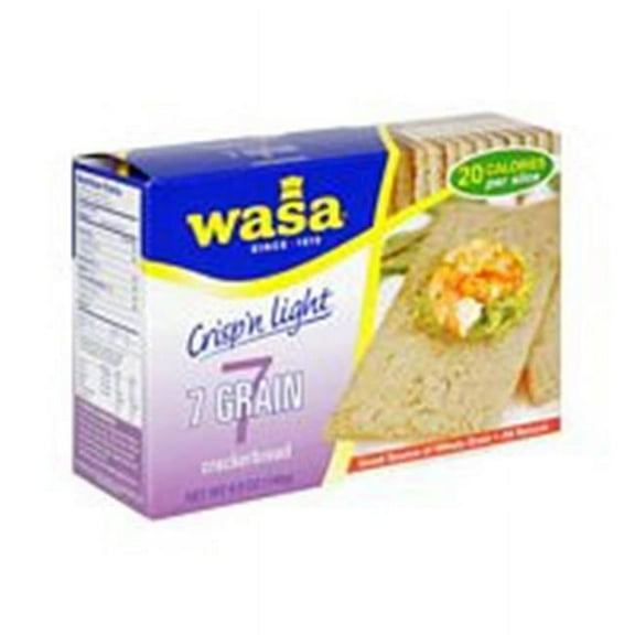 Wasa 7 Grain Lg Crisp Cracker 4.9 Oz -Pack of 10