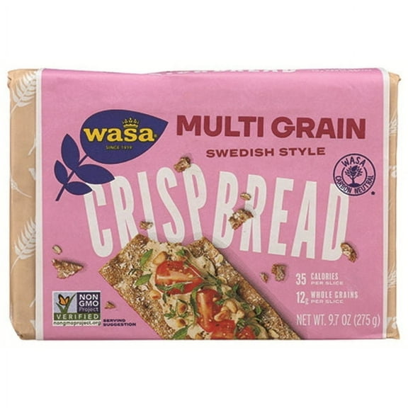 Wasa Crispbread Multigrain 9.7 oz Pack of 2
