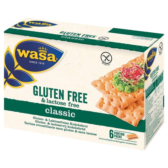 Wasa Gluten-Laktosfritt (Gluten/Lactose) Free Rice Corn Crispbread 250g