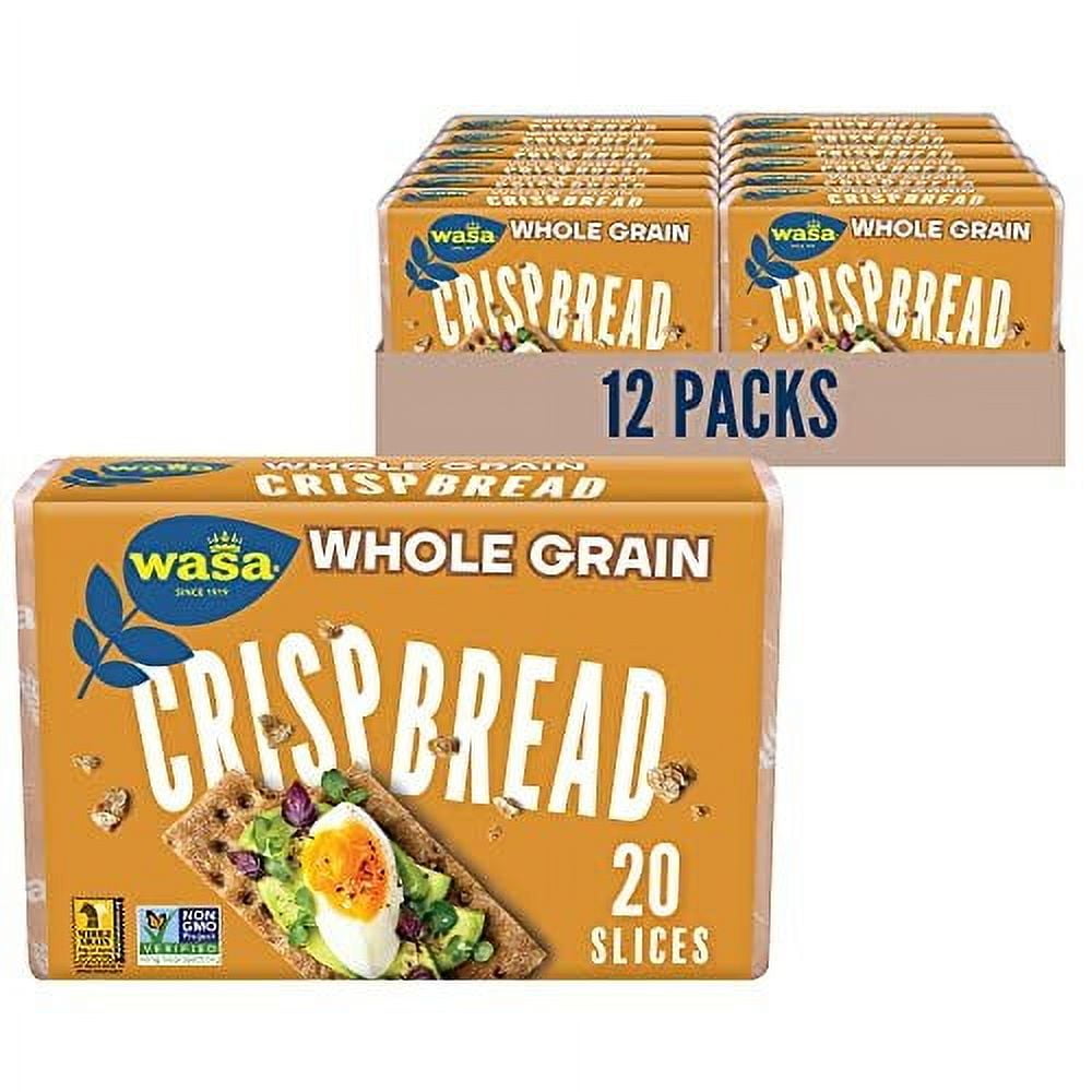 Wasa Whole Grain Crispbread 9.2 oz (Pack of 12)