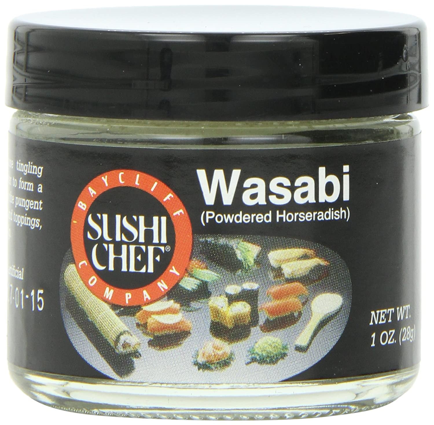 Wasabi (Powdered Green Horseradish), 1Ounce Glass Jars (Pack of 6)