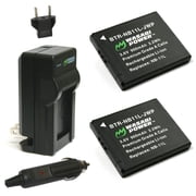 Wasabi Power Battery 2-Pack and Charger for Canon NB-11L for ELPH Series