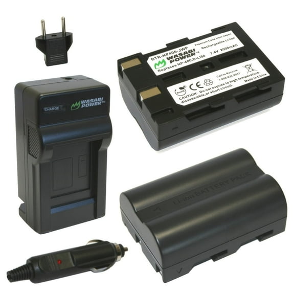 Wasabi Power Battery (2-Pack) and Charger for Sigma BP-21