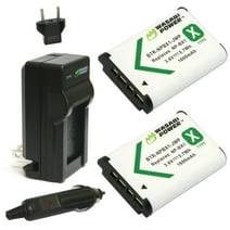 Wasabi Power Battery (2-Pack) and Charger for Sony NP-BX1, NP-BX1/M8