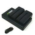 thumbnail image 1 of Wasabi Power Battery (2-Pack) and Micro USB Dual Charger for Sony NP-F330, NP-F530, NP-F550, NP-F570 (L Series), 1 of 4