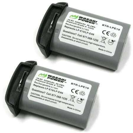 Wasabi Power Battery (2-Pack) for Canon LP-E19