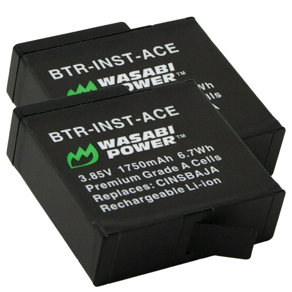Wasabi Power Battery (2-Pack) for Insta360 Ace and Ace Pro