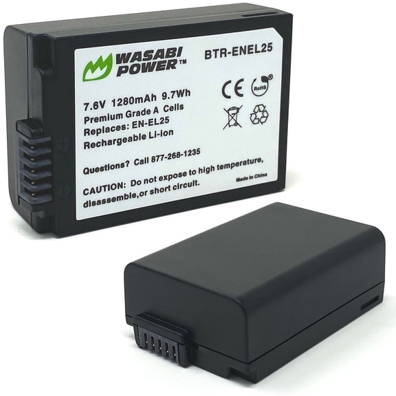 Wasabi Power Battery (2-Pack) for Nikon EN-EL25