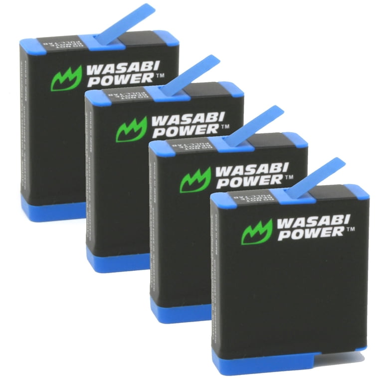 Wasabi Power 4-Pack Lithium-ion GoPro HERO8 Black Battery 