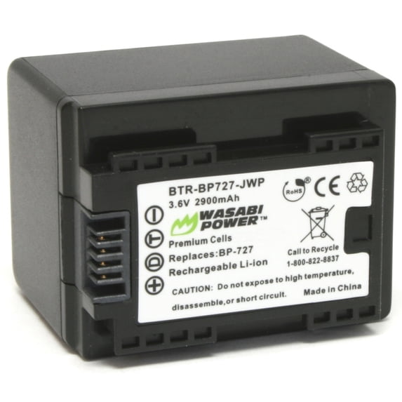 Wasabi Power Battery for Canon BP-727