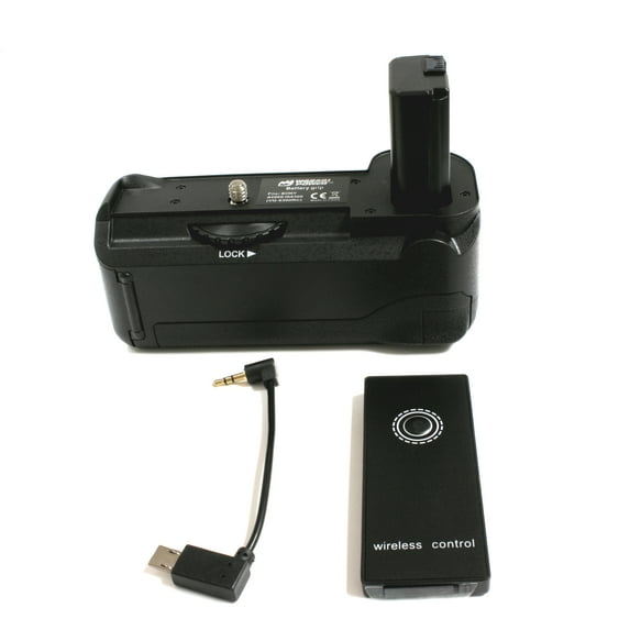 Wasabi Power Battery Grip for Sony VG-6300 and Sony A6300/A6000 (with Remote)