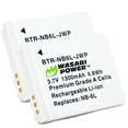 thumbnail image 1 of Wasabi Power Battery for CAS NP-6L (2-Pack), 1 of 5