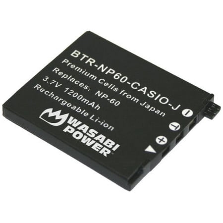 Wasabi Power Battery for Casio NP-60, NP-60DBA