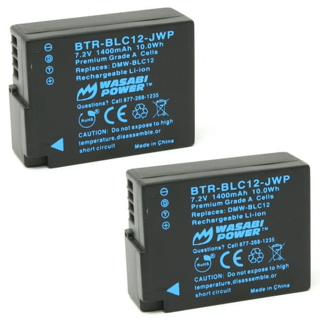 Wasabi Power Battery for Leica BP-DC12 (2-Pack, Not Fully Decoded)