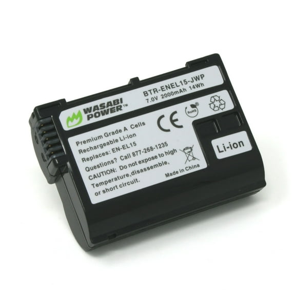 Wasabi Power Battery for Nikon EN-EL15, EN-EL15a, EN-EL15b, EN-EL15c