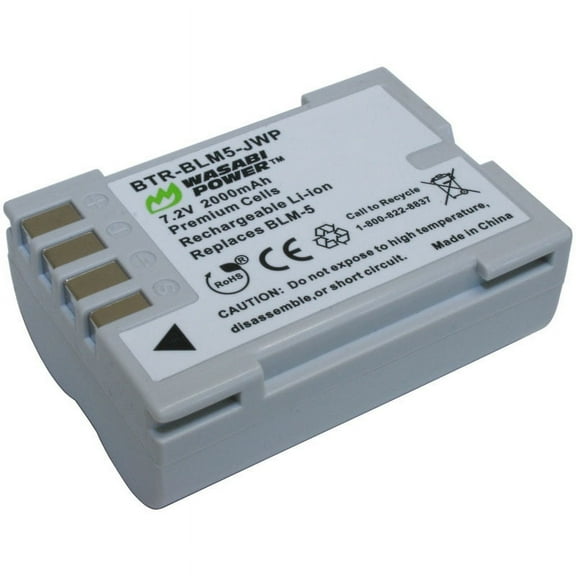 Wasabi Power Battery for Olympus BLM-5, BLM-1, BLM-01, PS-BLM1