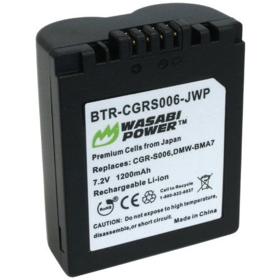 Wasabi Power Battery for Panasonic CGR-S006
