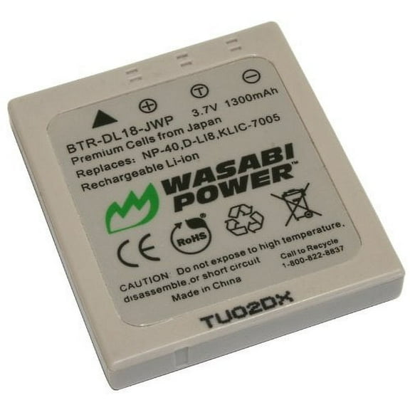 Wasabi Power Battery for Sanyo NP-40, UF553436 and Sanyo Xacti Models