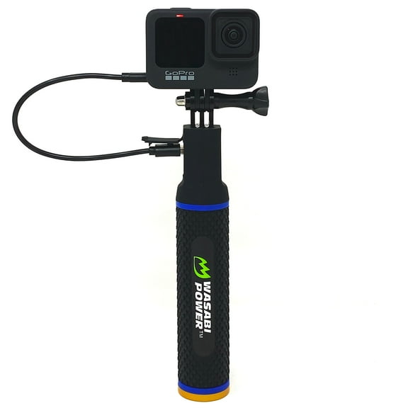 Wasabi Power CLUTCH Battery Handle Grip 5200mAh Power Stick, Camera Vlog Handgrip Extension Power Bank, Backup Charging Battery for iPhone, GoPro MAX, GoPro HERO11, HERO10, Insta360 ONE X3, X2
