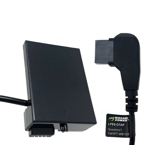 Wasabi Power DC Coupler with D-Tap Input for Canon LP-E8